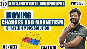 A charge Q is uniformly spread over disc of radius R made from non-conducting material. This...