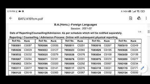 BA FOREIGN LANGUAGE ALIGARH MUSLIM UNIVERSITY 2021 TOTAL WAITING CLEAR AND ADMISSION PROCESS