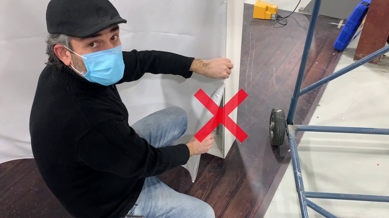 Curved SEG Wall Fabric Installation Instructions YouTube