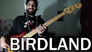 Video thumbnail of "Birdland (Josef Zavinul) Bass Guitar"
