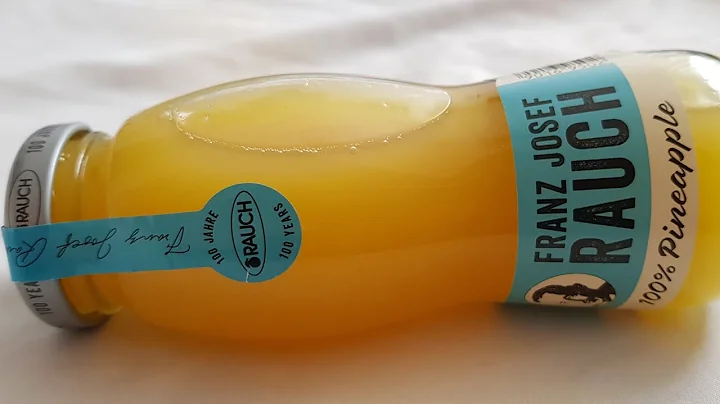 Franz Josef Rauch 100% Pineapple Drink Unboxing 2019