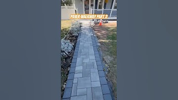 Paver Walkway Part 2 #diy #construction #pavers #walkway #howto #stepbystep #bluecollar #trending