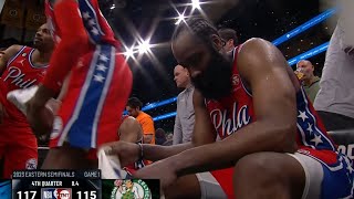 HARDEN YELLS AT TEAMMATES 