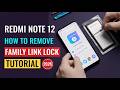 Redmi Note 12 How to Remove Family Link Lock / No Wipe Data Option in Recovery