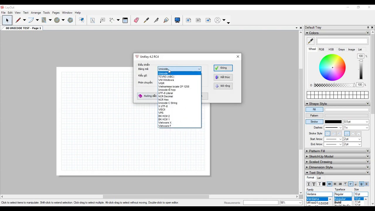 Lỗi UNICODE Tiếng Việt trên SketchUp LayOut và cách... - youtube