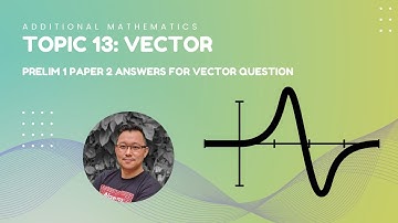 0606 Additional Mathematics: Constant Velocity Problem 13.4 Prelim 1 Answer