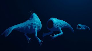 Sea Eater Vs Bloop, Deep Screamer Sea Monsters Animation Part 4