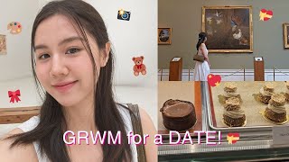 GRWM for a DATE! | แต่งหน้าไปเดท 💄 soft daily makeup *vlog* | Jib Jannapa