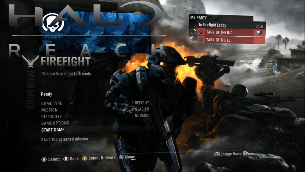 Let's Play Halo Reach "Firefight" YouTube