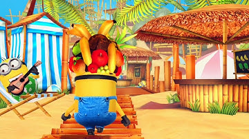 Minion Rush: Running game Gameplay - Vacationer Minion in the Beach 2023 (iOS/Android)