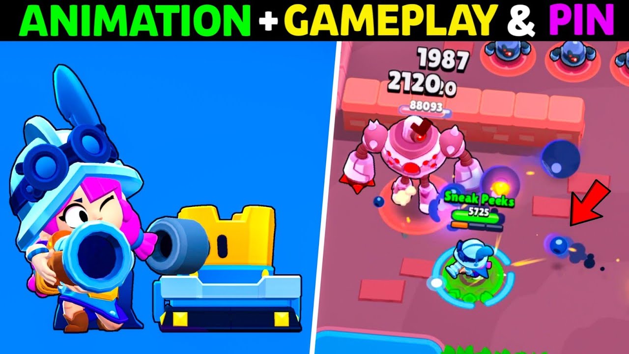 Brawl Stars Jessie Musketeer Skin Gameplay, Animation, Cost, Pin & Player Icon