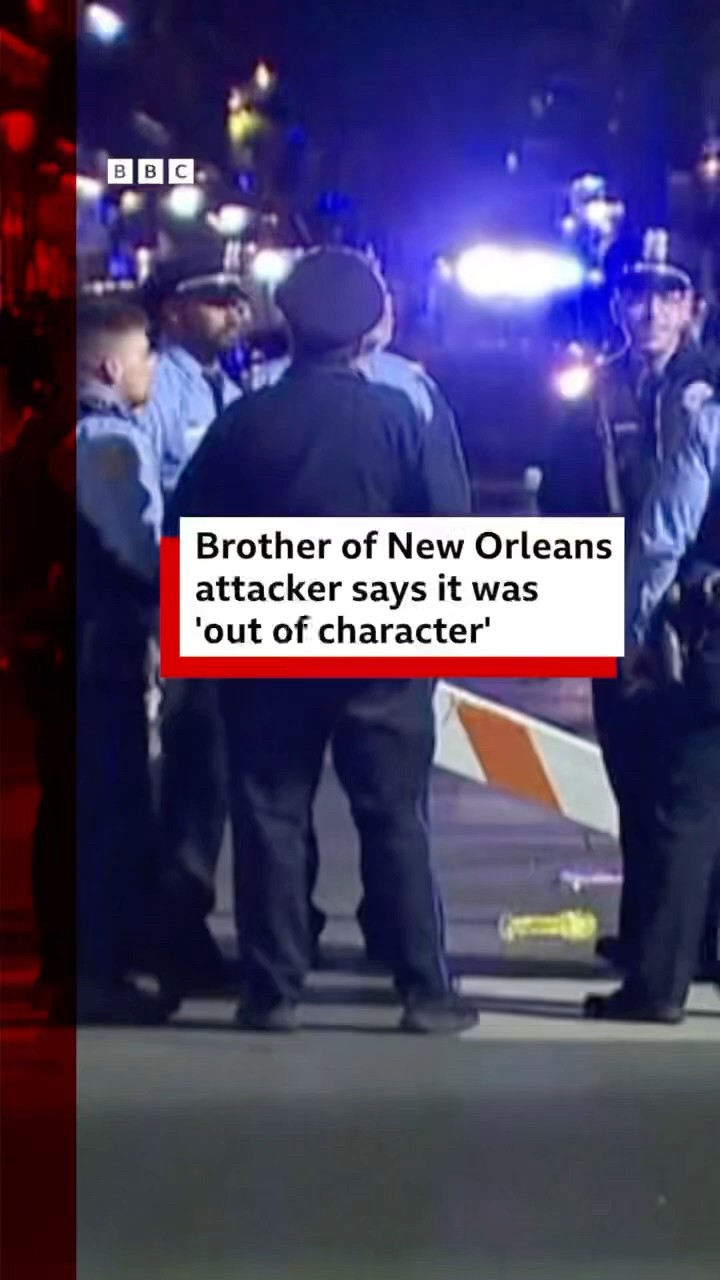 Brother of New Orleans attacker speaks to CBS. #NewOrleans #BBCNews