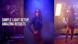 A Simple 2 Light Portrait Setup! Prod. Ft. Nanlite Pavoslim 60c & 120c