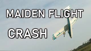 Don't do it 'my way' -   RC plane maiden fail.