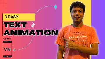 3 Easy Text/Title Animations in VN mobile app | Tutorial in Bangla
