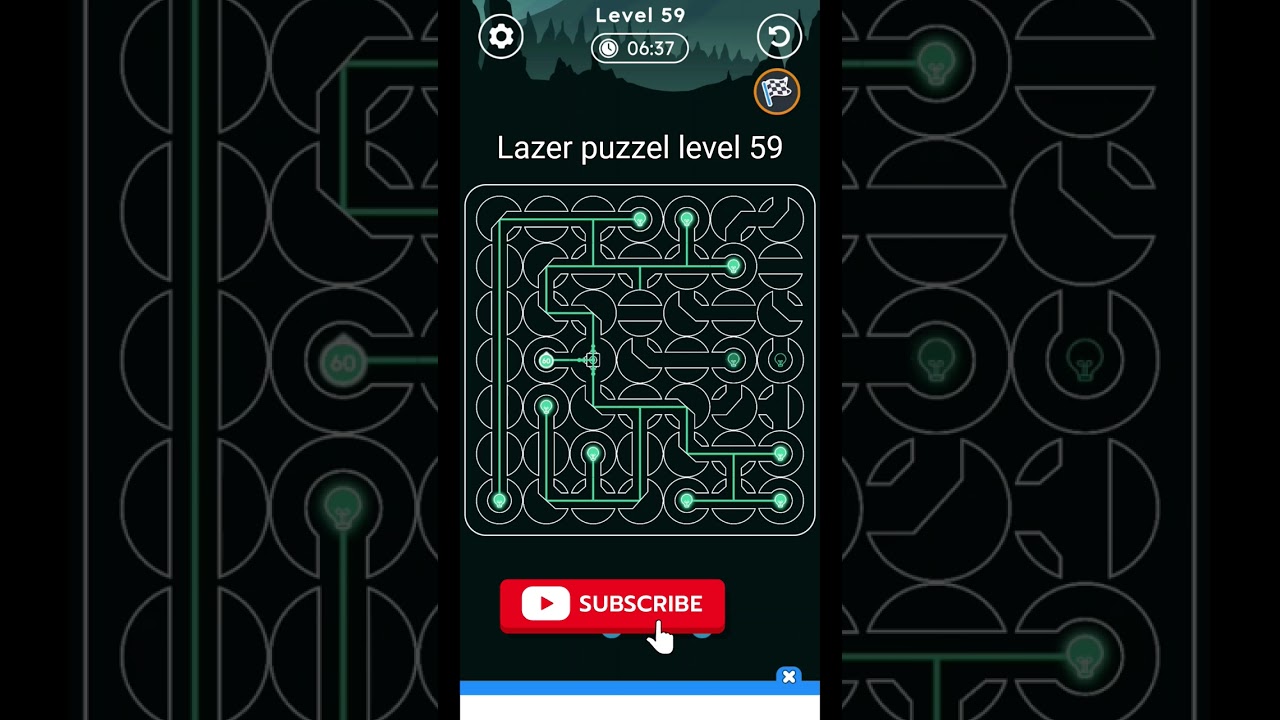 Lazer puzzel level 57 to 65