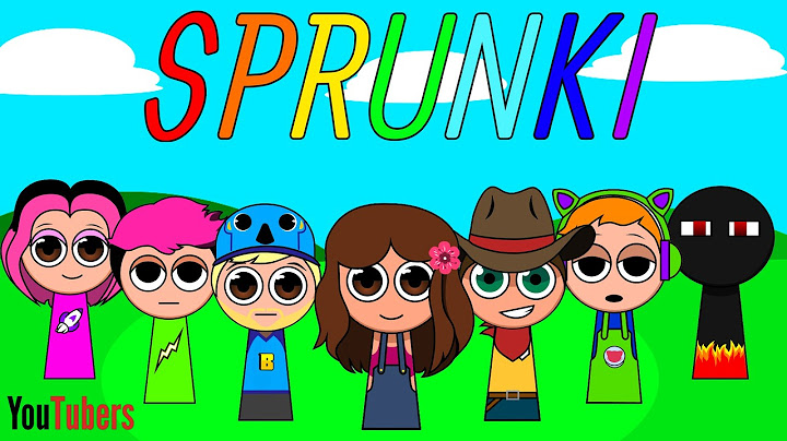 Fiz os SPRUNKIS dos YOUTUBERS FAMOSOS 2!