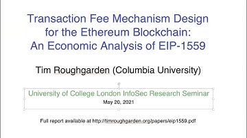 Transaction Fee Mechanism Design for the Ethereum Blockchain: An Economic Analysis of EIP-1559