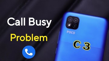 How to Fix Call Busy Problem on Poco C3 | Poco C3 me Call Waiting Kaise Kare