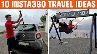 10 Insta360 Creative Travel Vlog Ideas In Madeira | Insta360 X3 & ONE RS 1-INCH 360 EDITION