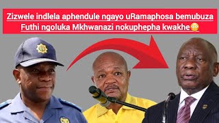 Zizwele Indlela Aphendule Ngayo Uramaphosa Bemubuza Ngelika Mkhwanazi Nokuphepha Kwakhe