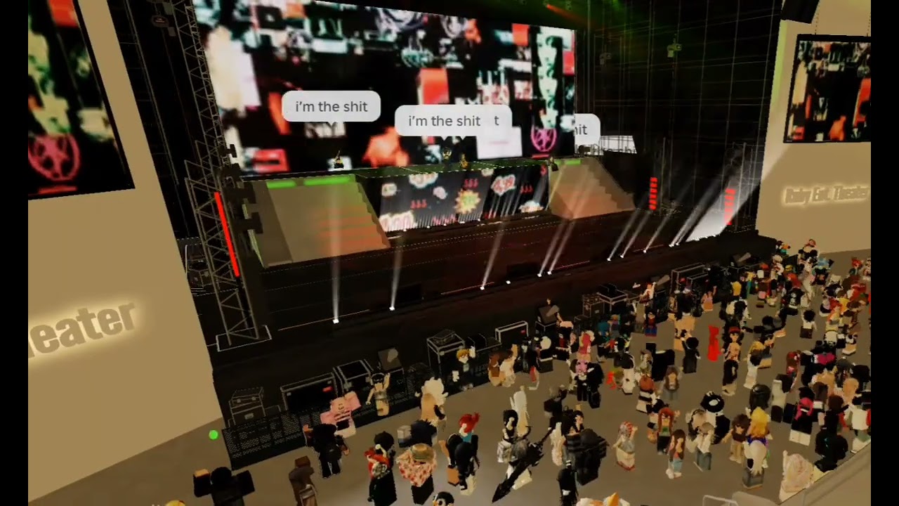 Sorry ist ein bisschen schlecht  und dass Leute auf die Bühne gehen :( 