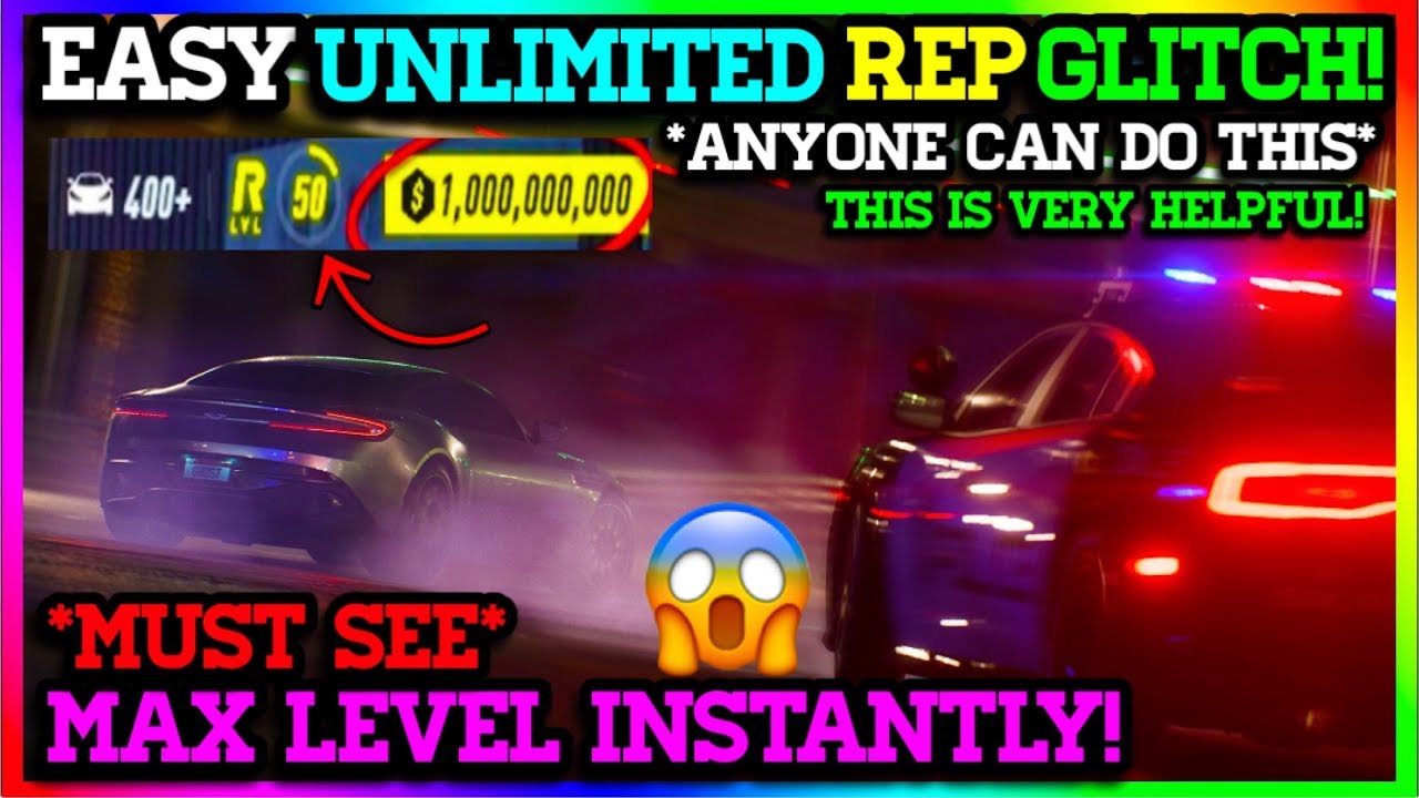 SOLO) SUPER OP UNLIMITED REP GLITCH IN NFS HEAT! (MAX LEVEL INSTANTLY)  *FAST* Nfs Heat Rep Glitch - YouTube