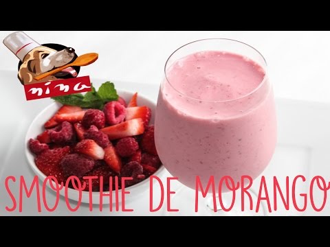 SMOOTHIE DE MORANGO | Cozinha da Nina #4