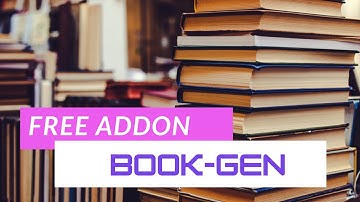 Create Books with Materials in Blender | BookGen Addon | Free Addon | Blender 2.9 Tutorial