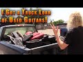 I got a truck load of used guitars