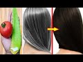 ผมหงอกก่อนวัย แก้ยังไง? White Hair To Black Hair Naturally Permanently with Tomato 100% work at home