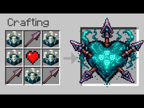 Minecraft but You Craft Hearts