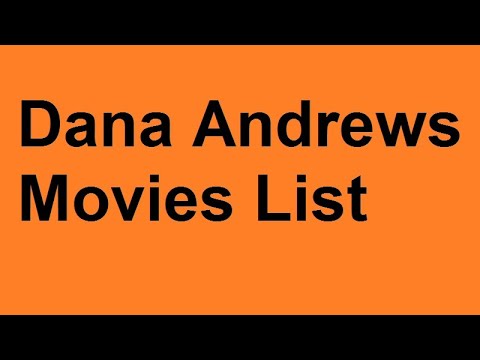 Dana Andrews Movies List
