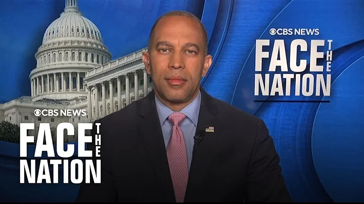 House Minority Leader Hakeem Jeffries says he expects Democratic support for debt ceiling deal