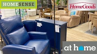 HOME SENSE HOMEGOODS AT HOME FURNITURE SOFAS TABLES CHAIRS SHOP WITH ME SHOPPING STORE WALK THROUGH