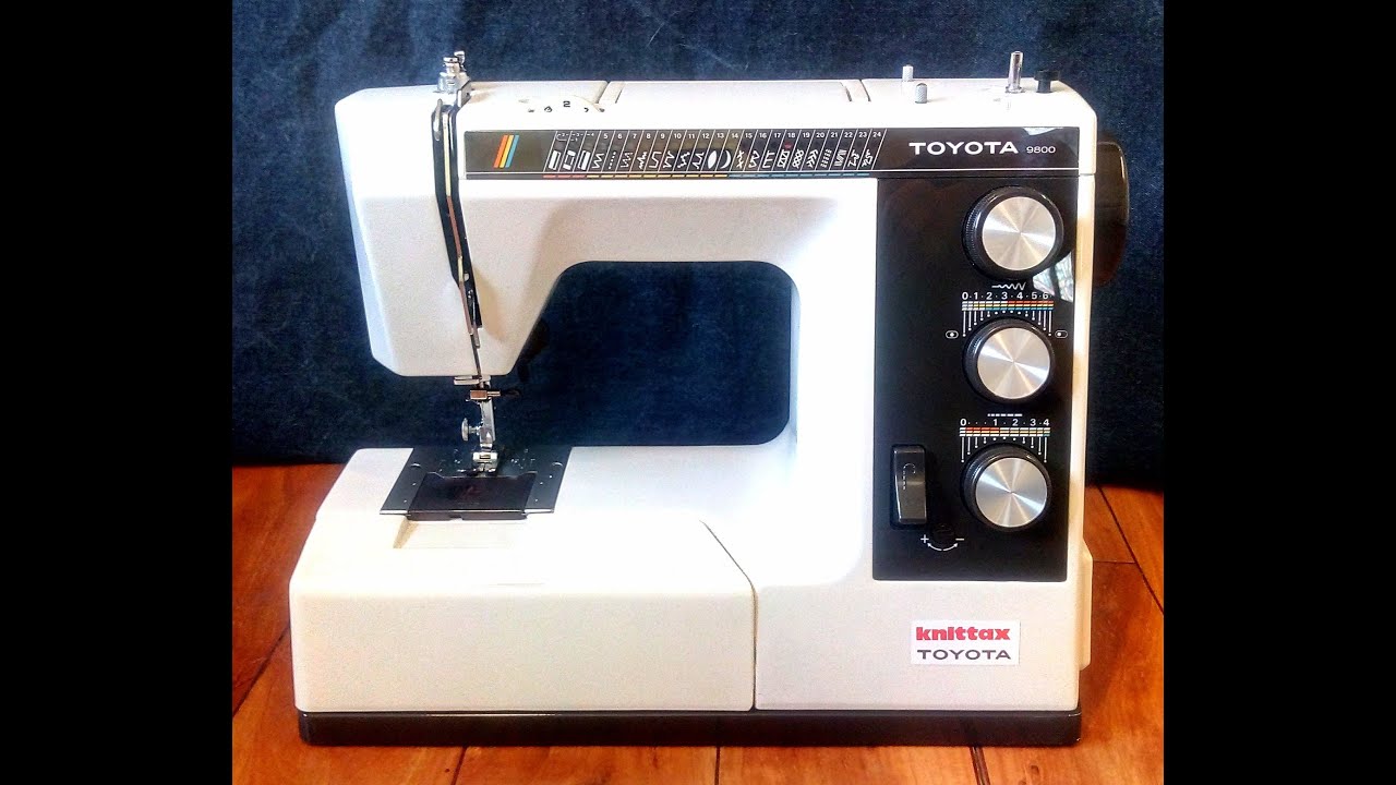 Toyota 9800 como usar máquina de coser, tutorial