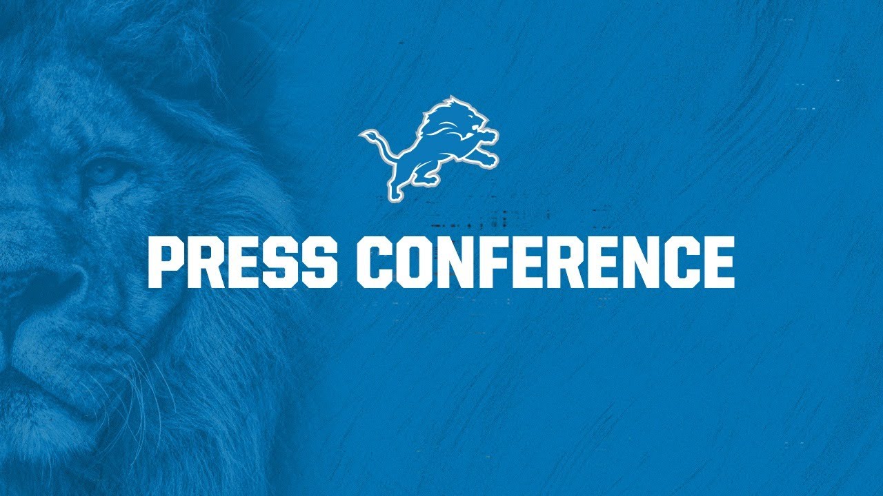 Detroit Lions Media Availability: April 26, 2021 | Taylor Decker
