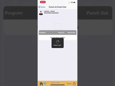 Evero Mobile App Punch in/out Training Video