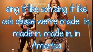 Lisa and Lauren Cimorelli - Made in america (lyrics)