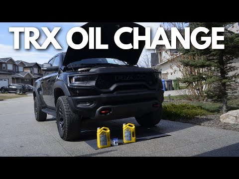 How to Change The Engine Oil On a Ram TRX