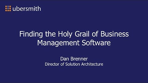 Ubersmith: Finding the Holy Grail of Business Management Software