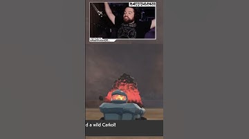 AMAZING Shiny Carkol Reaction in Pokemon Sword and Shield Crown Tundra