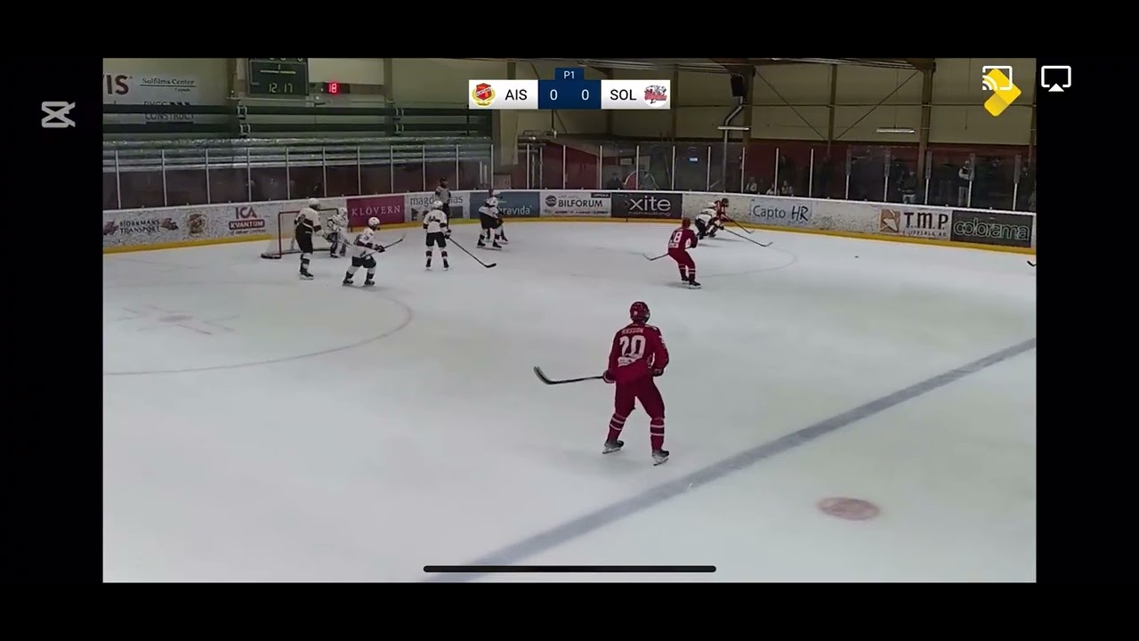 Some saves from games of beginning of the season (Elias Nilsson 2008, u18 Sollentuna HC)