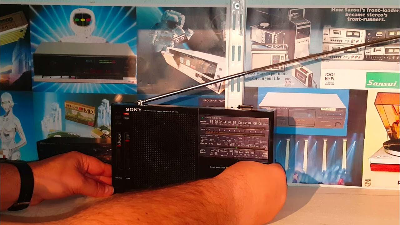 The best radio receiver in the world! SONY ICF 1200 (very rare analog