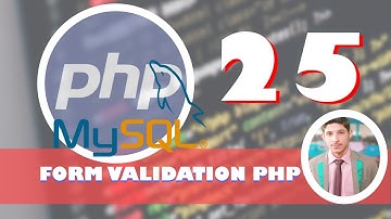 25 - Form Validation in PHP | PHP and MYSQLI for beginers | Hindi / Urdu | Yazdan Haider