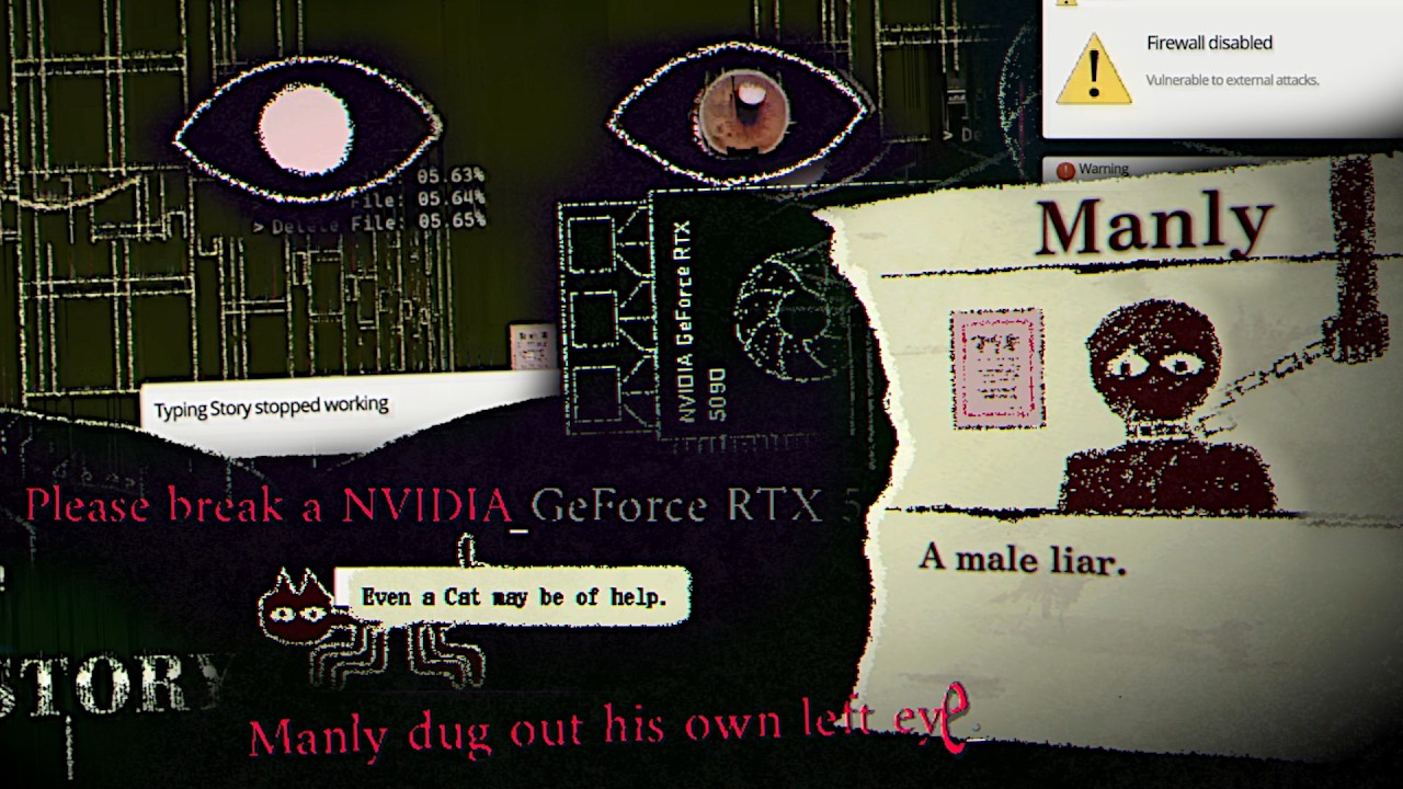A Meta Typing Horror Game That Tries To Break Your PC & Dox You - Dyping Escape