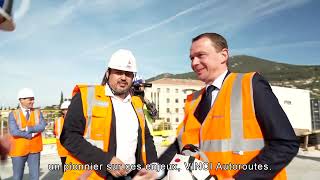 Sécurité au travail - Elargissement de l’A57 à Toulon, un chantier exemplaire