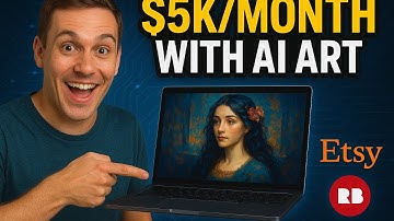 How I Make $5000 Every Month With AI Art!