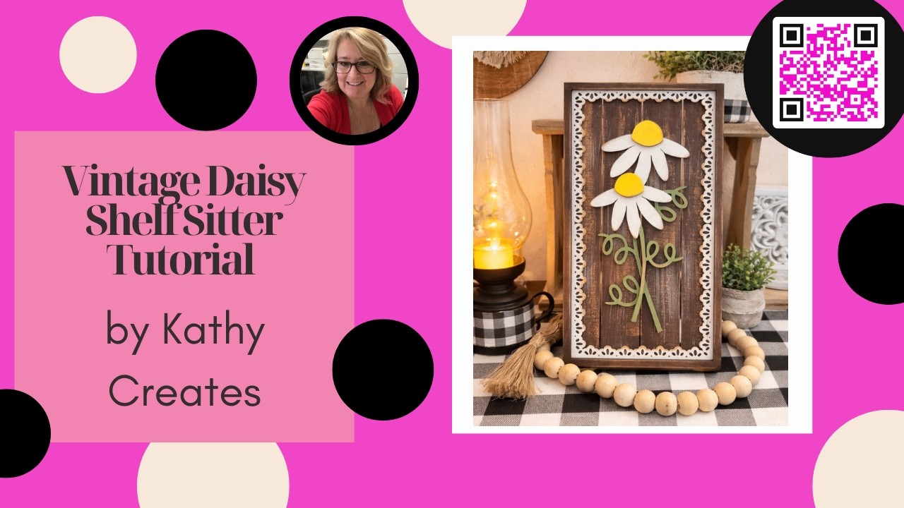 Vintage Daisy Shelf Sitter