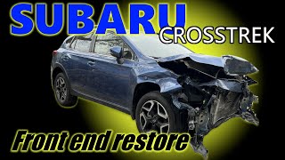 Subaru Crosstrek. Front end restore. Ремонт переда.